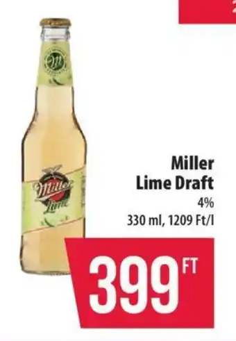 Coop Miller Lime Draft 4% 330ml ajánlat