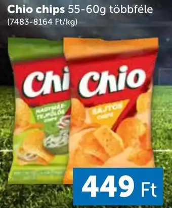 Chio chips 55-60g többféle