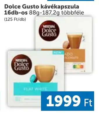 PRIVÁT Dolce Gusto kávékapszula 16db-os 88g-187,2g többféle ajánlat