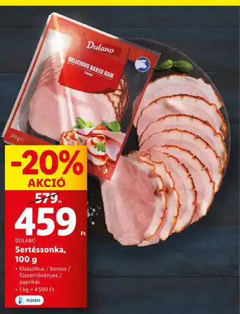 Lidl DULANO Sertéssonka 100g ajánlat