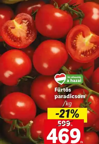 Lidl Fürtös paradicsom 1kg ajánlat