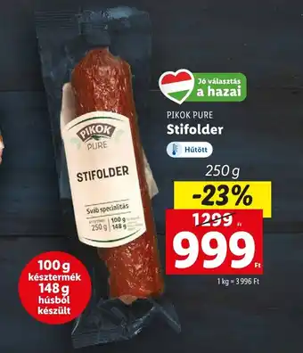 Lidl PIKOK PURE 250g ajánlat