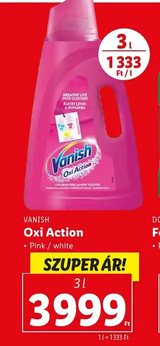 Lidl VANISH Oxi Action 3l ajánlat