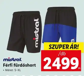 Lidl mistral Férfi fürdőshort Méret: S-XL ajánlat