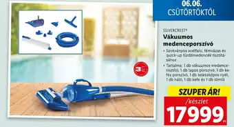 Lidl SILVERCREST Vákuumos medenceporszívó ajánlat