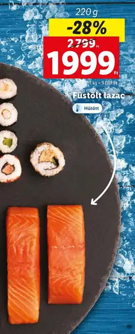 Lidl Füstölt lazac 220g ajánlat