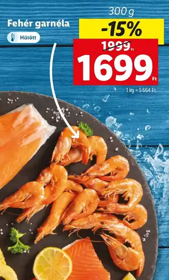Lidl Fehér garnéla 300g ajánlat