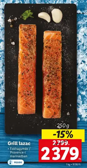 Lidl Grill lazac 250g ajánlat