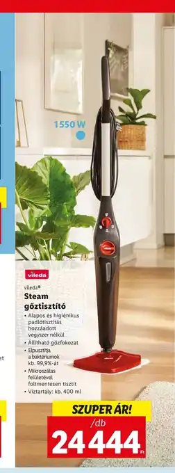 Lidl Vileda® Steam gőztisztító ajánlat