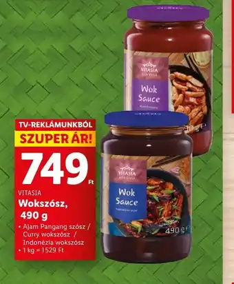Lidl VITASIA Wokszósz 490g ajánlat