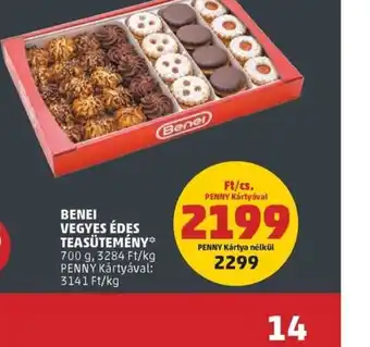 PENNY BENEI VEGYES ÉDES TEASÜTEMÉNY 700 g ajánlat