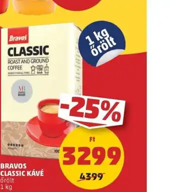 PENNY BRAVOS CLASSIC KÁVÉ 1 kg ajánlat