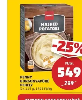PENNY PENNY BURGONYAPÜRÉ PEHELY 3x115g ajánlat