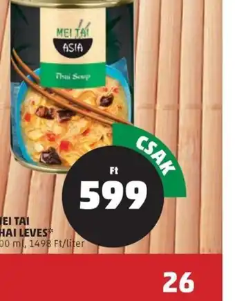PENNY ΜΕΙ ΤΑΙ THAI LEVES 400 ml ajánlat