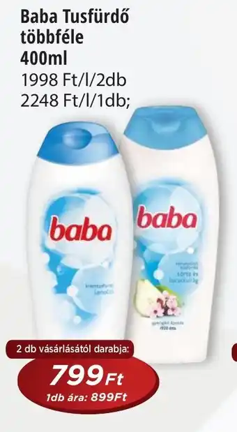 Real Baba Tusfürdő többféle 400ml ajánlat