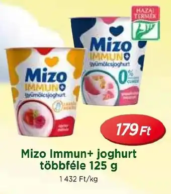 Real Mizo Immun+ joghurt többféle 125 g ajánlat