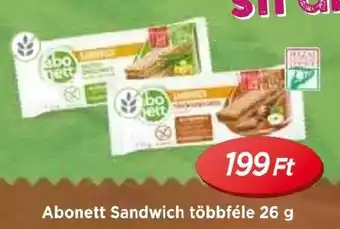 Abonett Sandwich többféle 26 g