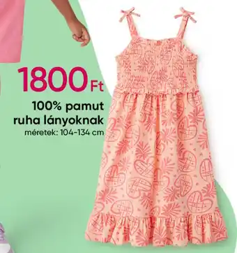 Pepco 100% pamut ruha lányoknak ajánlat