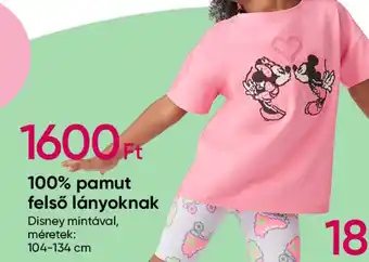 Pepco 100% pamut felső lányoknak ajánlat