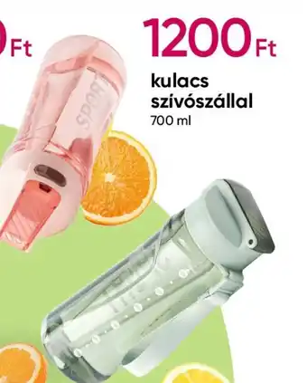 Pepco Kulacs szívószállal 700 ml ajánlat