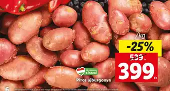 Lidl Piros újburgonya 1kg ajánlat