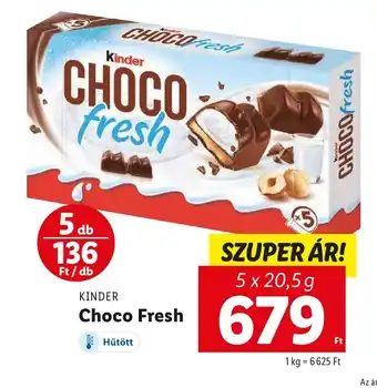 Lidl KINDER Choco Fresh 5x20,5g ajánlat