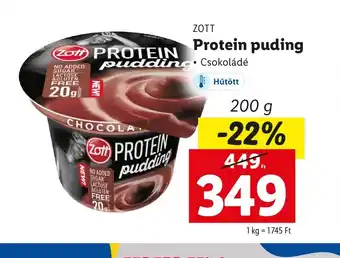 Lidl ZOTT Protein puding 200g ajánlat