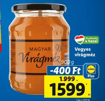 Lidl Vegyes virágméz 900g ajánlat