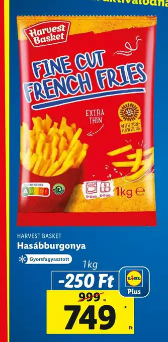 Lidl Harvest Basket Hasábburgonya 1kg ajánlat