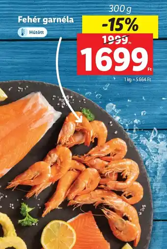 Lidl Fehér garnéla 300g ajánlat