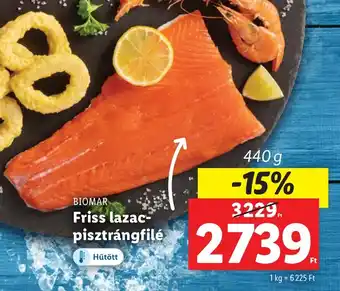 Lidl BIOMAR Friss lazac- pisztrángfilé 440g ajánlat