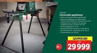 Lidl PARKSIDE Univerzális gépállvány ajánlat