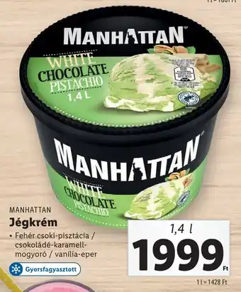 Lidl MANHATTAN Jégkrém 1.4l ajánlat