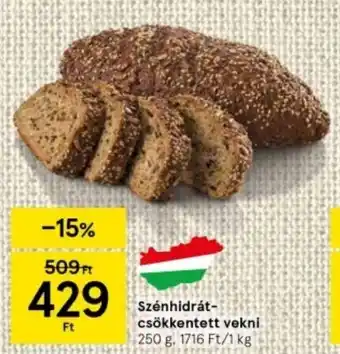 Tesco Szénhidrát- csökkentett vekni 250 g ajánlat