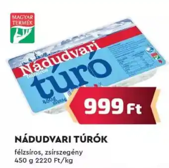 NÁDUDVARI TÚRÓK 450g