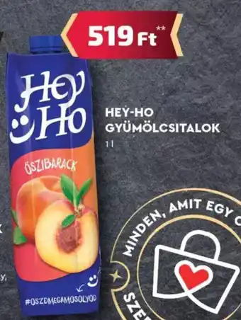HEY-HO GYÜMÖLCSITALOK 1l