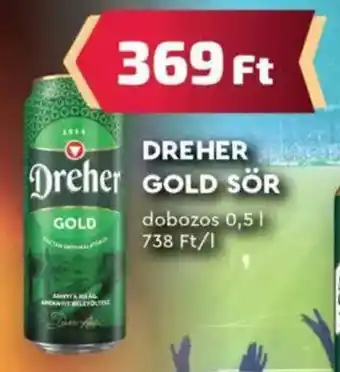 Príma Dreher GOLD SÖR 0.5l ajánlat