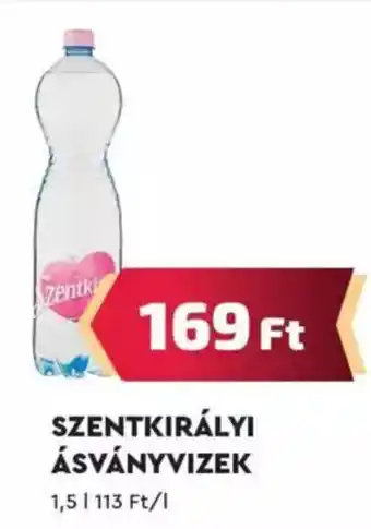 Príma SZENTKIRÁLYI ÁSVÁNYVIZEK 1.5l ajánlat