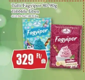 Tutti Fagyipor 80-90g