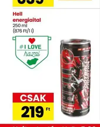 Spar Hell energiaital 250ml ajánlat