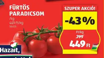 ALDI FÜRTÖS PARADICSOM ajánlat