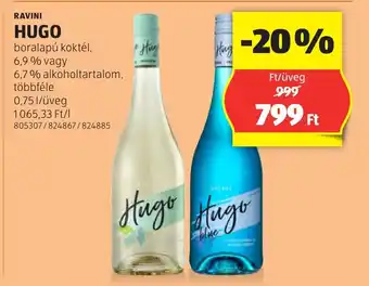 ALDI HUGO 0,75l ajánlat