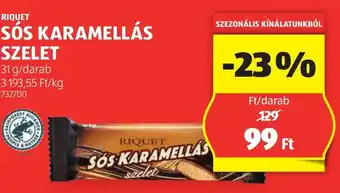 ALDI SÓS KARAMELLÁS SZELET 31g ajánlat