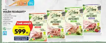 ALDI MYVAY VEGÁN FELVÁGOTT 1csomag ajánlat