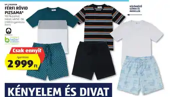 ALDI UP 2 FASHION FÉRFI RÖVID PIZSAMA garnitúra ajánlat