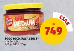 PENNY POCO LOCO SALSA SZÓSZ 260g ajánlat