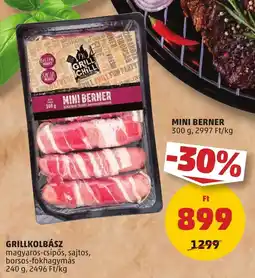 PENNY GRILLKOLBÁSZ 240g ajánlat