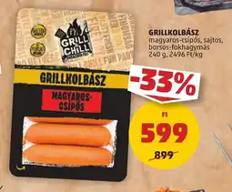 PENNY GRILLKOLBÁSZ 240g ajánlat