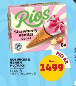 PENNY RIOS TÖLCSÉRES JÉGKRÉM MULTIPACK 6x120ml ajánlat
