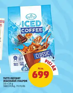 PENNY TUTTI INSTANT JEGESKÁVÉ ITALPOR 10x18g ajánlat